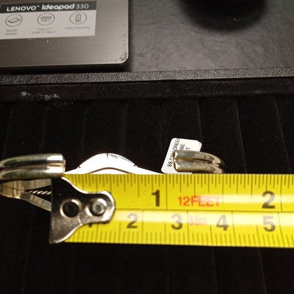 Navajo Handmade Dry Creek Turquoise Cuff Bracelet - Picture 5 of 8